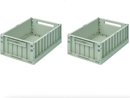 Liewood peppermint opbevaringskasse mellem Weston (2-pack)